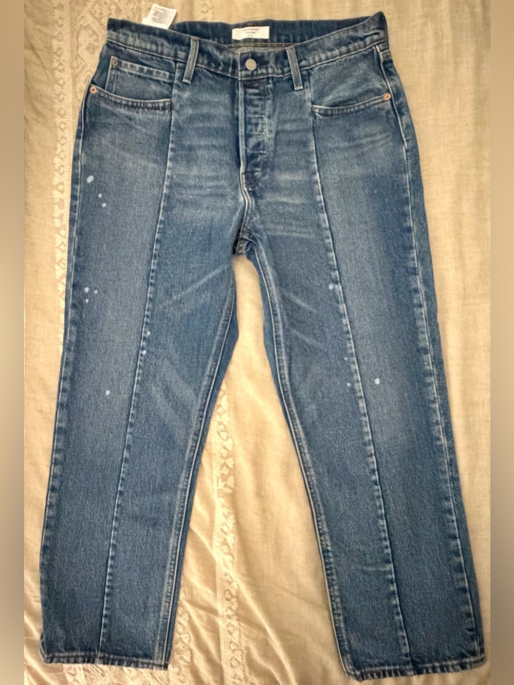 Levi’s 100% Denim Straight Leg Jeans with Middle Seams size 32